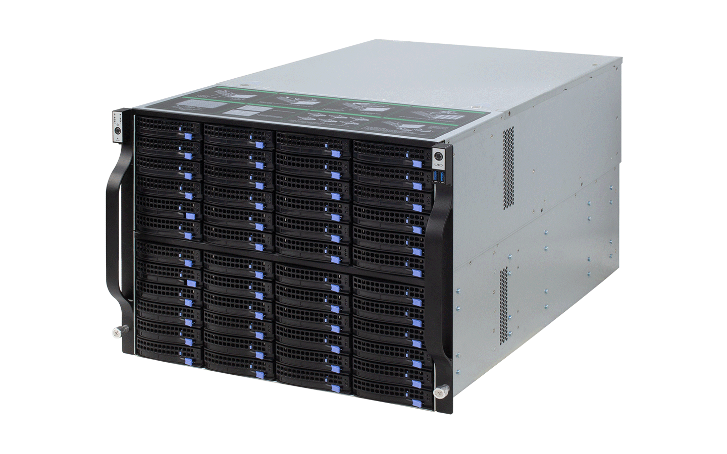 杰士安48或60盘位超大容量监控视频存储服务器