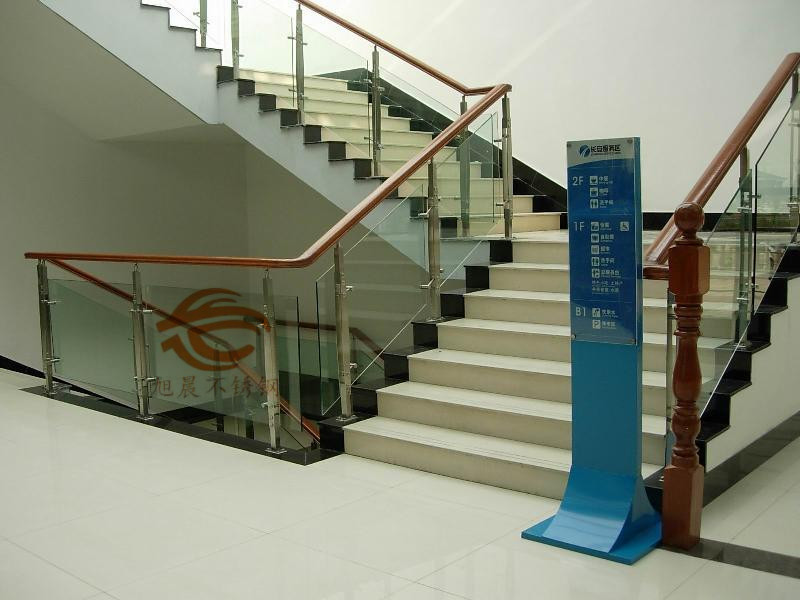 不锈钢夹玻璃楼梯扶手立柱管-不锈钢板材-不锈钢卷料厂家直销