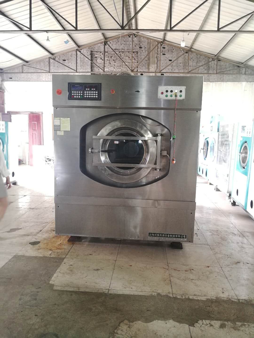 石家庄销售二手水洗机海狮100公斤水洗机烘干机