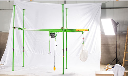 东弘小型室内吊机价格-500公斤室内家用吊机