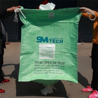 辽宁工厂直发绿色集装袋装工业盐塑料粒子化学用品大吨袋1吨承重