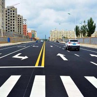 北京道路交通标线标线道路划线机热熔公路标线施工道路路面标线