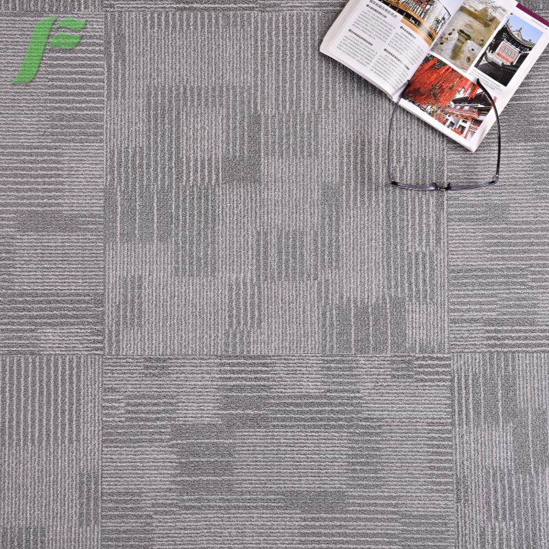 广东客栈民宿旅馆防水地板胶 展厅会议室仿地毯纹PVC石塑地板