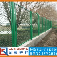 苏州本地物流园护栏网 海关围墙护栏网 绿色钢板网护栏网