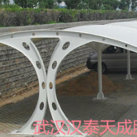 鄂城区汽车充电桩雨棚工程 鄂城区遮阳棚充电桩膜结构建造