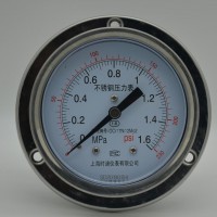 供应Y-100B-F不锈钢压力表 价格美丽
