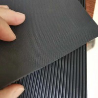 柳叶防滑橡胶板 黑色条纹橡胶板