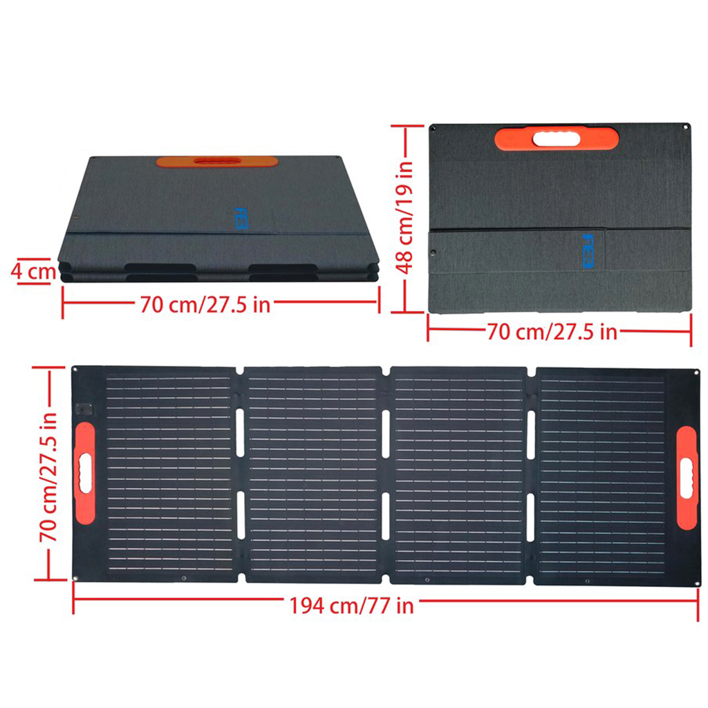 MoveTo 户外可折叠便携式太阳能电池板 600W