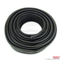 波浪型包塑金属软管/黑色蛇皮管配304不锈钢直接头