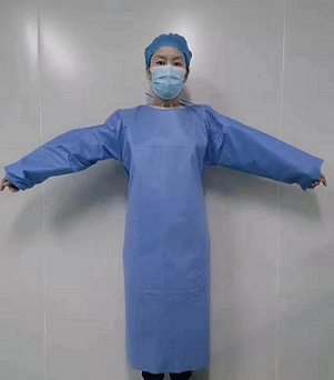一次性使用手术，衣蓝色复合布手术衣